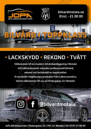 JoPa Bilvårdscenter Flyer